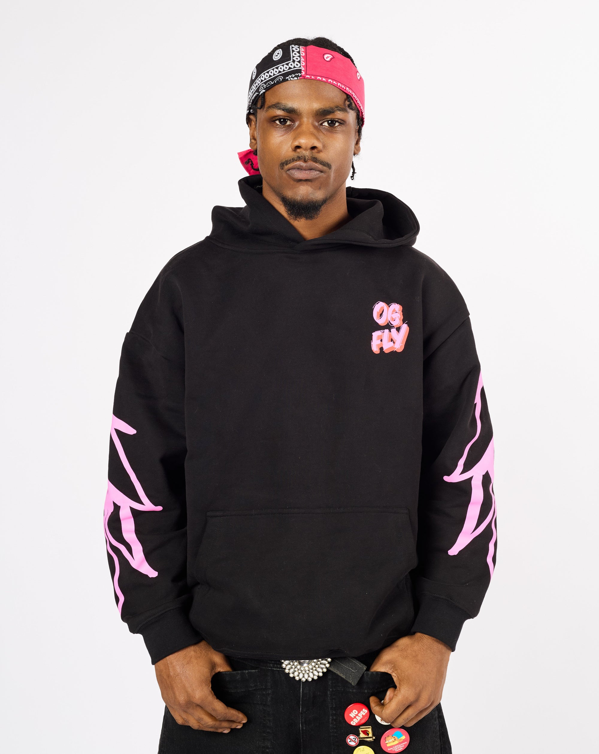 Black "OG" Pullover Hoodie